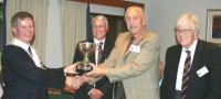 York receive the Loving Cup pic: Bernard Swift