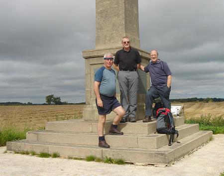 At Marston Moor obelisk