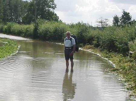 Philip in the water.